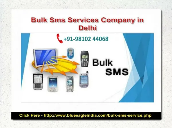 Bulk SMS Company in Delhi