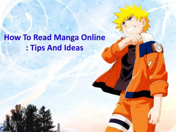 How To Read Manga Online : Tips And Ideas