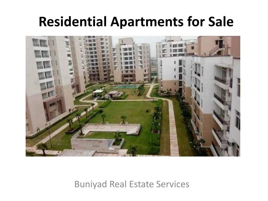 residential apartments for sale