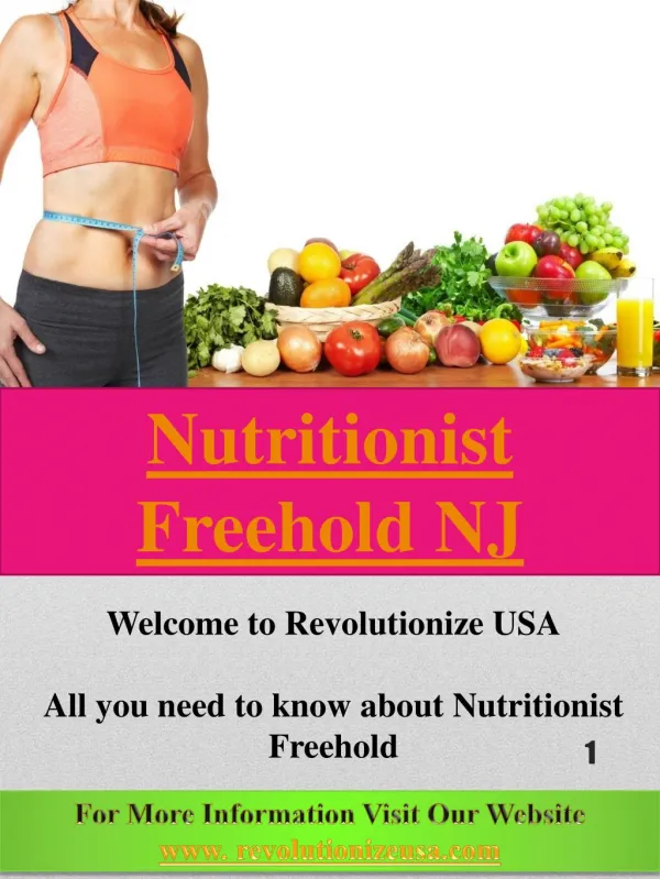 Nutritionist Freehold NJ