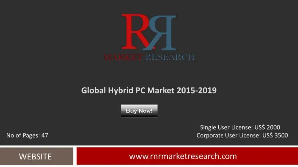 In-Depth Hybrid PC Market Global Analysis and Forecasts 2015 – 2019