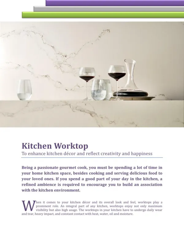 To Enhance Kitchen Decor And Reflect Creativity And Happiness