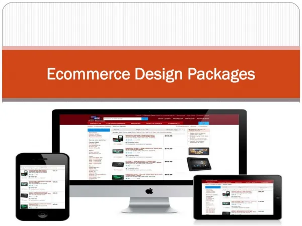 Ecommerce Design Packages
