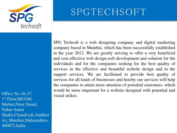 SPG Techsoft-Website Design & Web Development Company In Mumbai