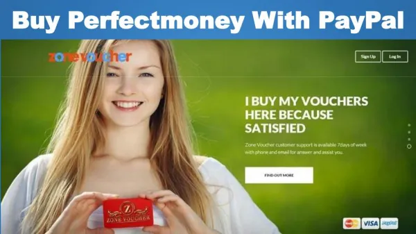 Buy Perfectmoney With PayPal