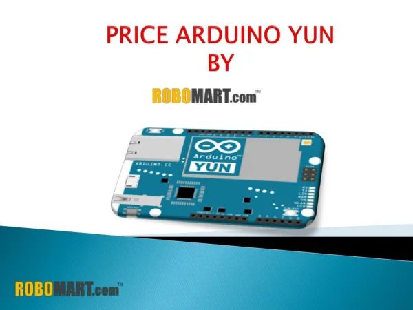 Price Arduino Yun By Robomart