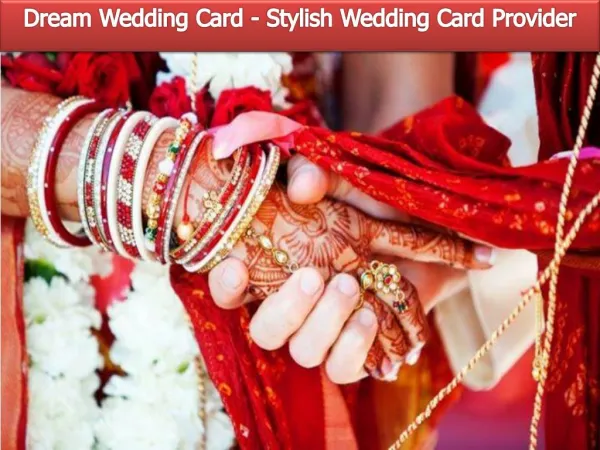 Dream Wedding Card - Stylish Wedding Card Provider