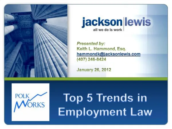 Top 5 Trends in Employment Law