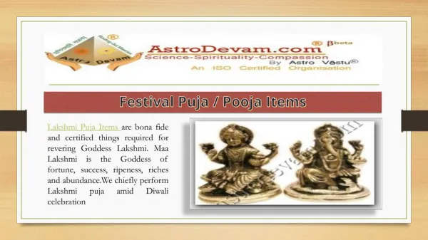 Diwali/ Lakshmi Pooja Items :Up To 70% Discount