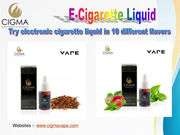 Try electronic cigarettes and save money