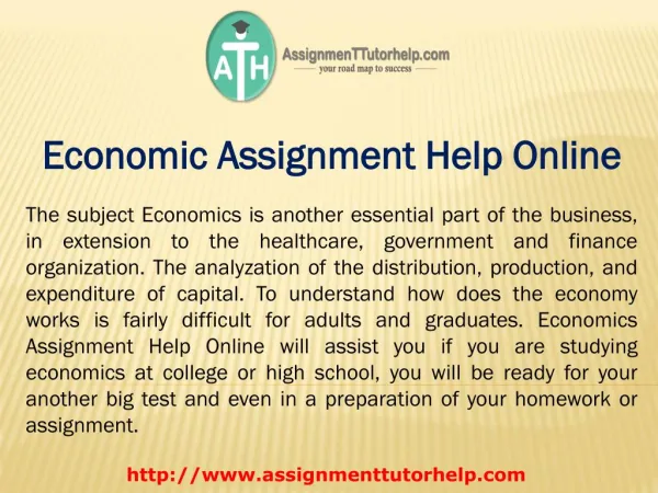 Economic Assignment Help Online