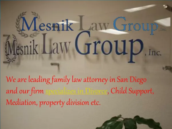 San Diego Divorce Lawyers