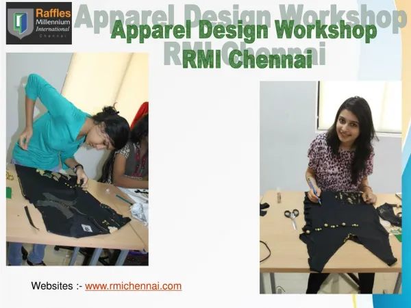 Join RMI Chennai To Become a Successful Apparel Designer
