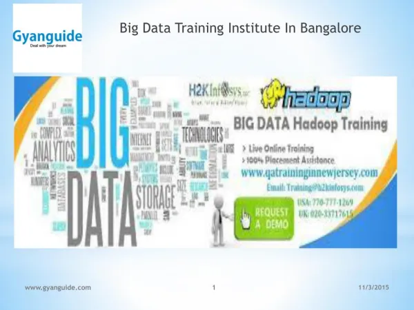Big Data Training Institute In Bangalore