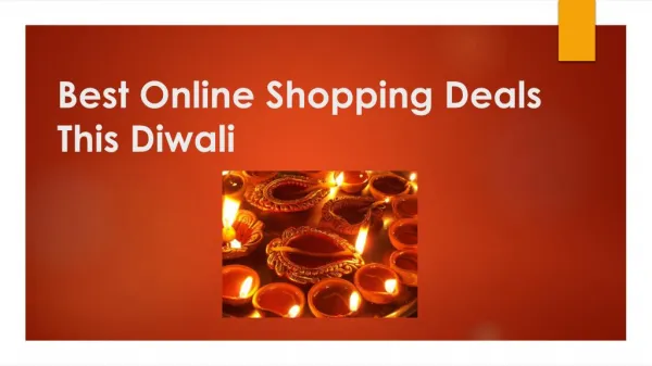Best Online Shopping Deals This Diwali