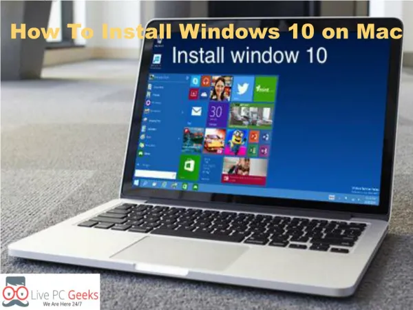 How To Install Windows 10 on MAC