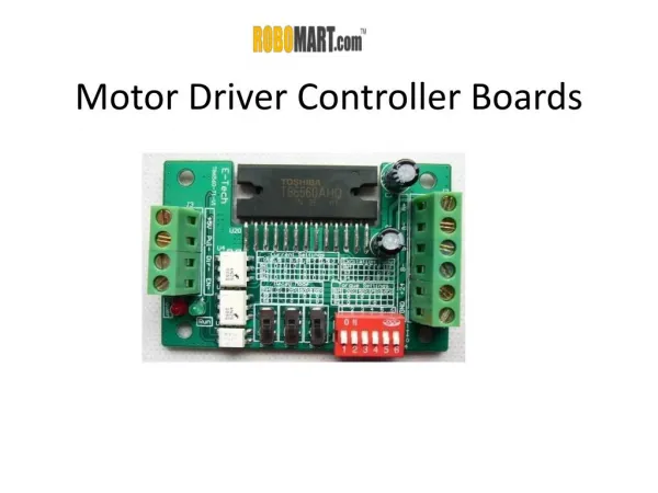 Motor Driver Controller Boards | Motor Board | Robomart