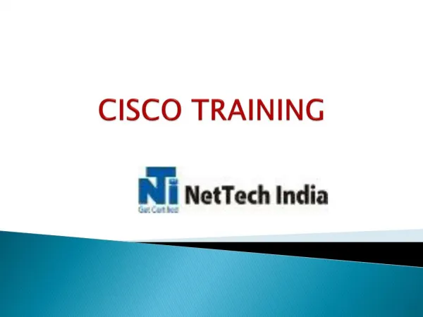 Cisco CCNA Certification Courses