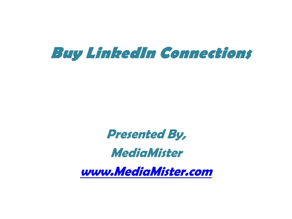 buy linkedin connections