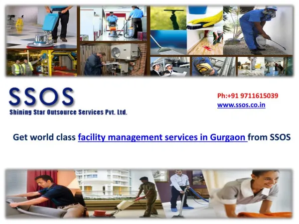 SSOS facility management services Gurgaon