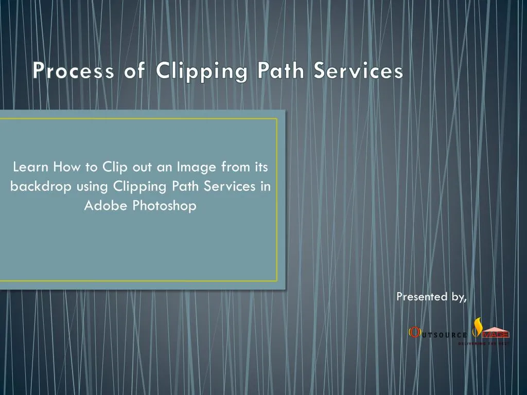 process of clipping path services