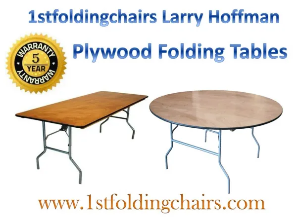 Plywood Folding Tables