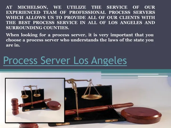 process server los angeles