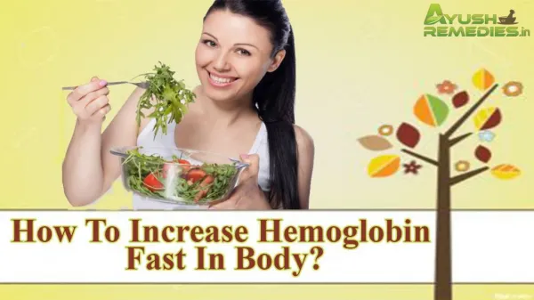 How To Increase Hemoglobin Fast In Body?