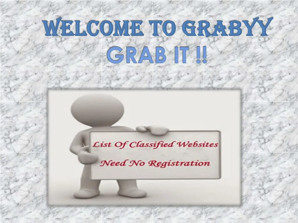 welcome to grabyy grab it
