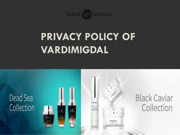 Privacy Policy of Vardimigdal