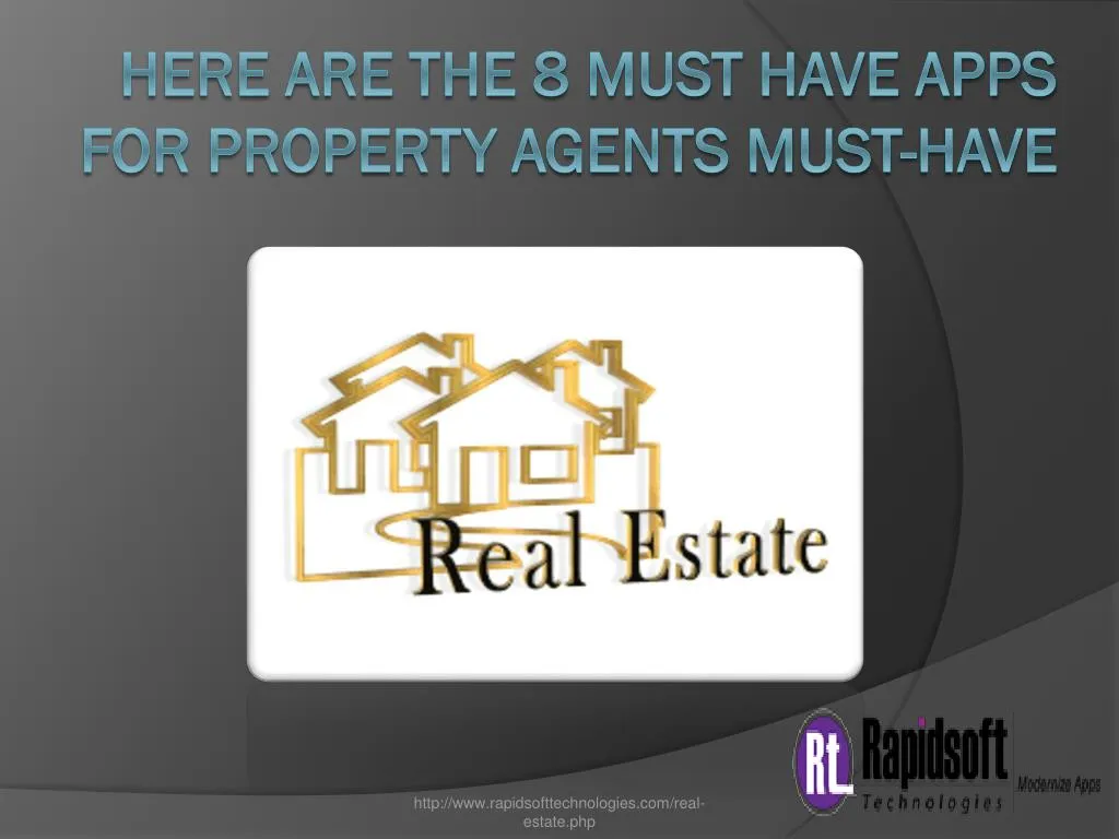here are the 8 must have apps for property agents must have