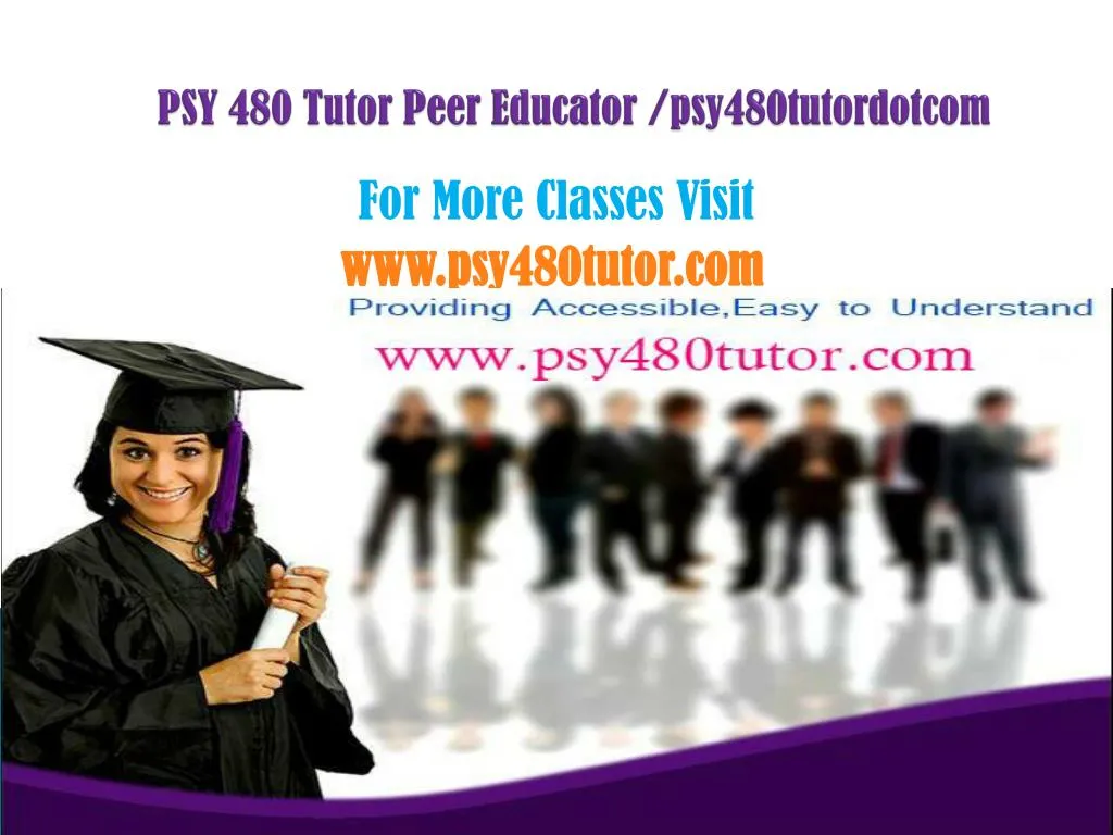 psy 480 tutor peer educator psy480tutordotcom