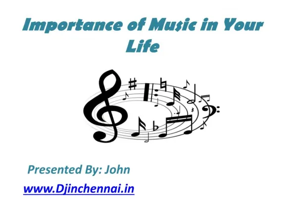 Importance of Music in Life