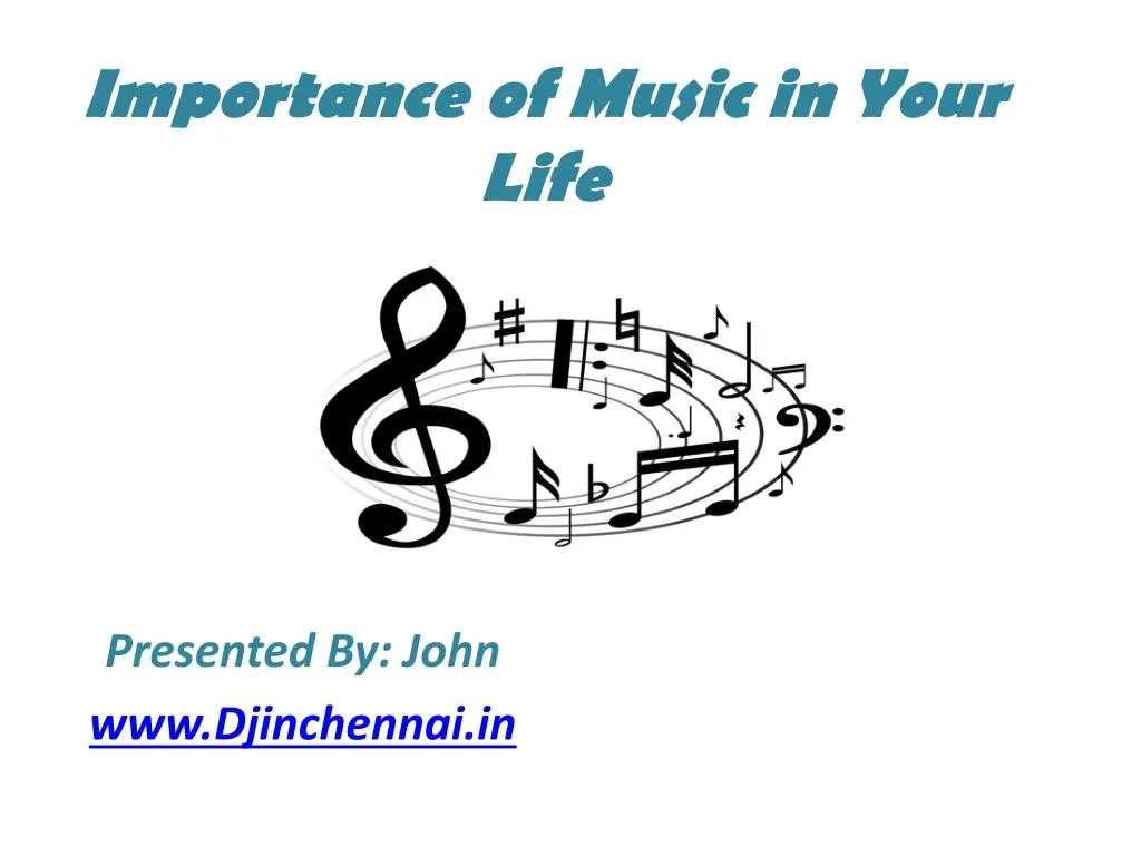 importance of music in your life
