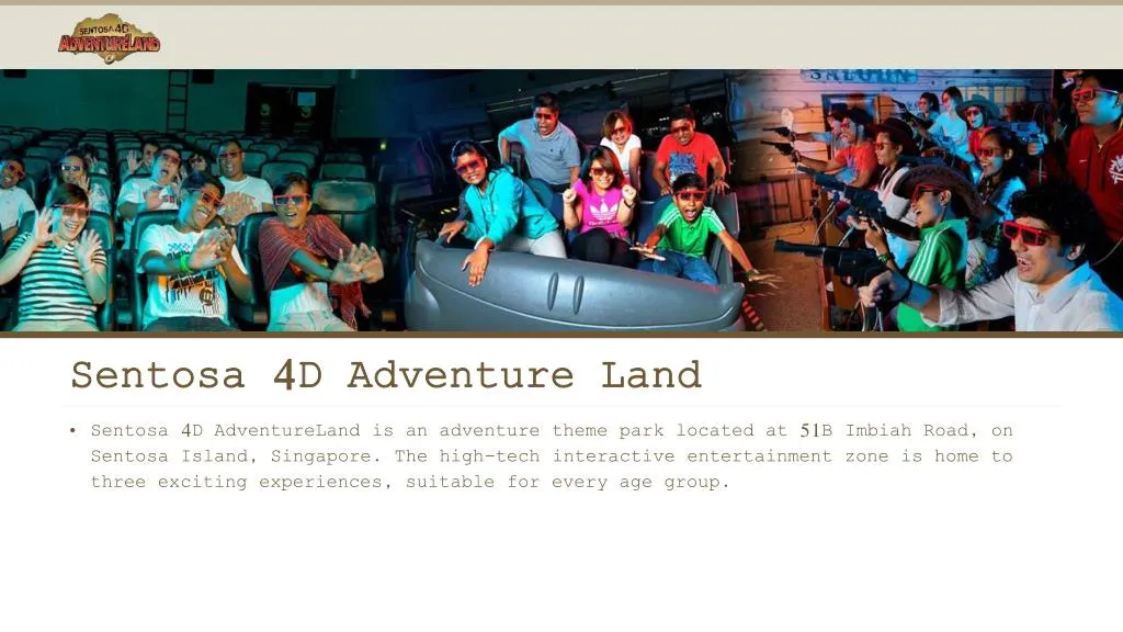 sentosa 4d adventure land
