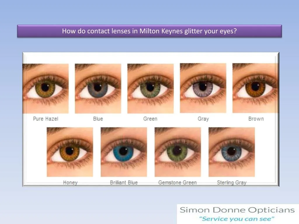 how do contact lenses in milton keynes glitter your eyes