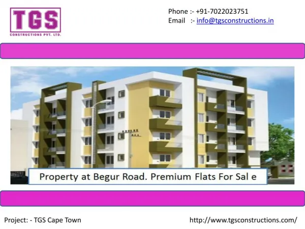 Flats In Begur - TGS Constructions