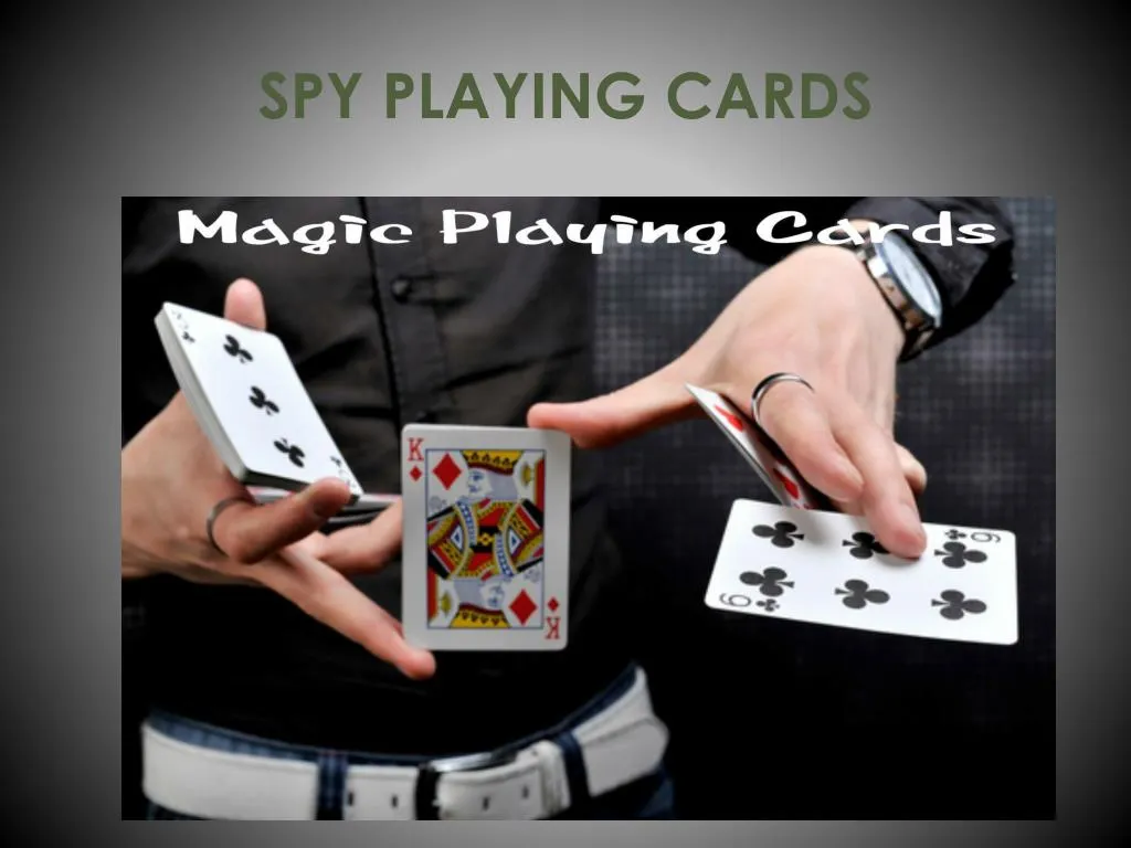 spy playing cards