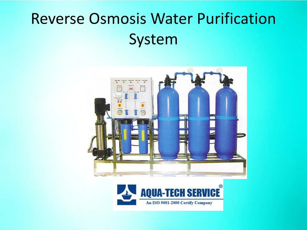 reverse osmosis water purification s ystem