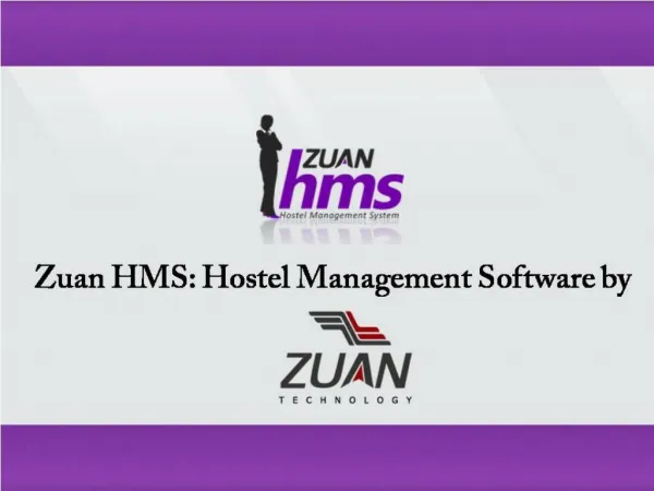 Zuan Technology : Zuan HMS Hostel Management Web Application Product Review