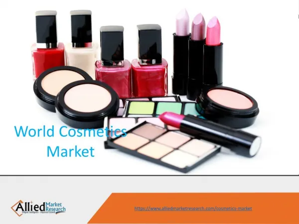 Cosmetics Market is huge market to invest & grow.
