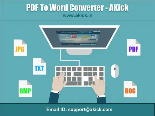 How AKick Convert Word to PDF Online