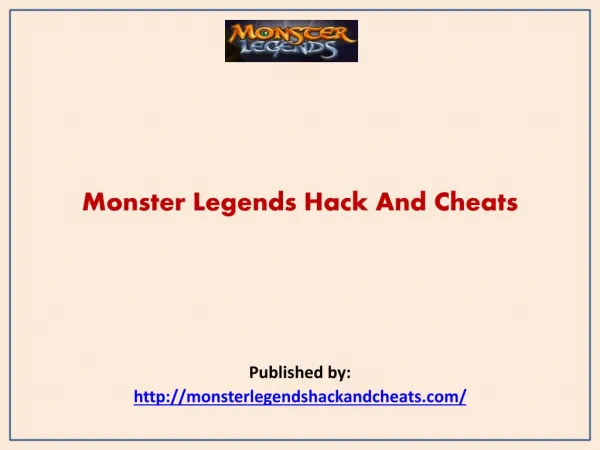 Monster Legends-Monster Legends Hack And Cheats
