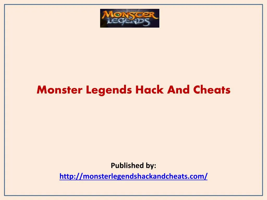 monster legends hack and cheats published by http monsterlegendshackandcheats com