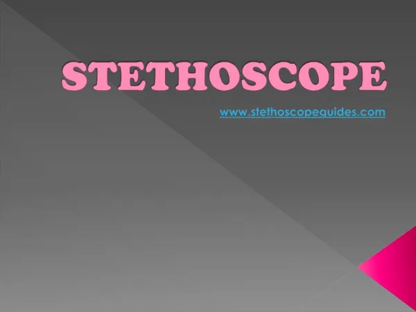 Stethoscope Guide