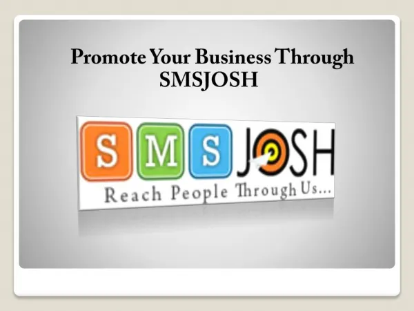 Promotional SMS Service providers in Hyderabad-SMSJOSH