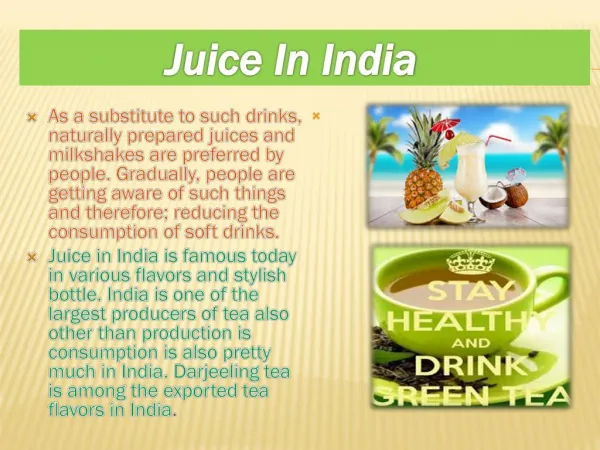 Juice in India