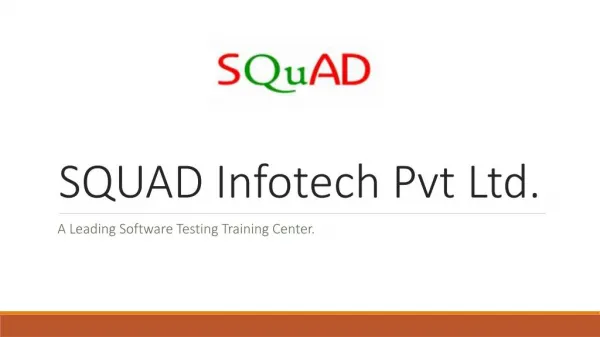 Software Testing Training In Mumbai
