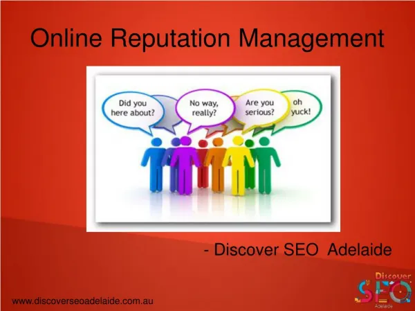 How does Online Reputation Management work - Discover SEO Adelaide