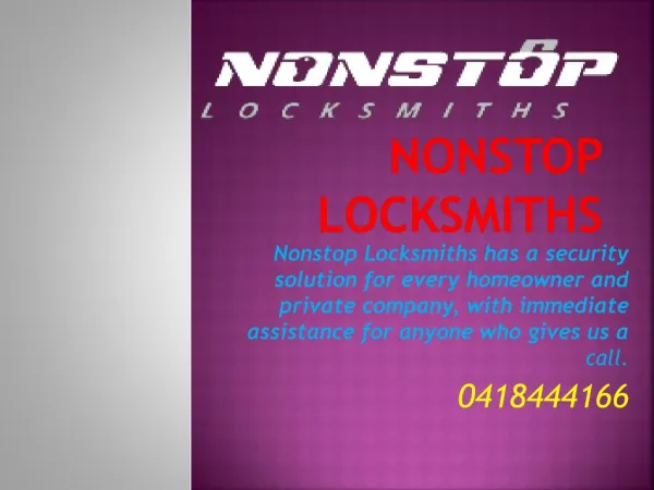 emergency locksmith dandenong